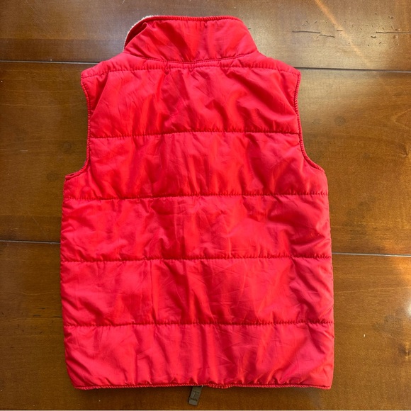 Carter’s Red Kids Zip Up Puffer Vest - Red and black checkered lining| 3t - Picture 4 of 4